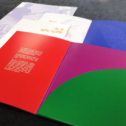 Printed Presentation Folders