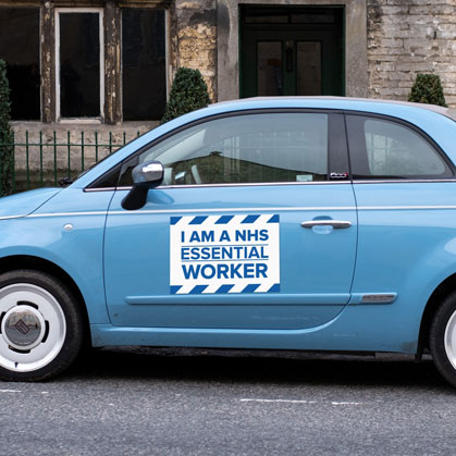 Magnetic Car Sign